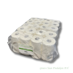 GroenClean Toiletpapier Traditioneel 40rol 2lgs 400vel Cellulose ECO (102070)