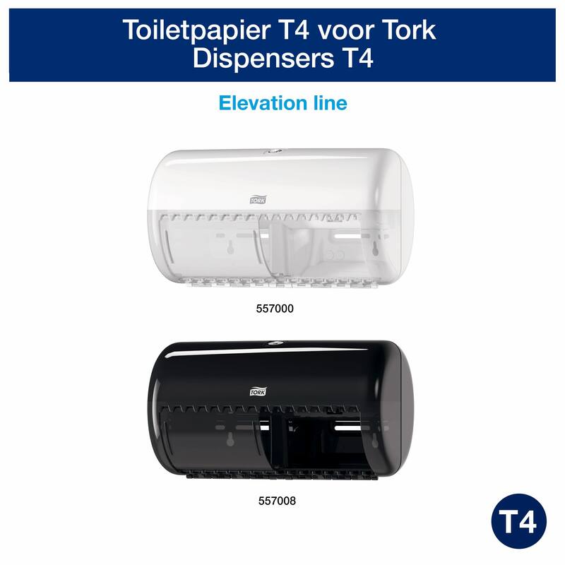 Tork Traditioneel Toiletpapier Advanced 2-laags T4 (110771) - Afbeelding 2