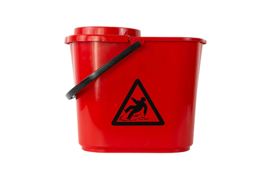 Spaanse Mop Emmer 12 liter Rood
