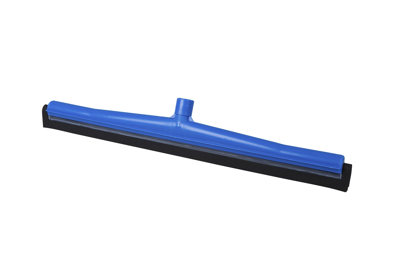Vloertrekker 50 cm met rubber cassette blauw
