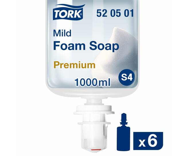 Tork Milde Schuimzeep transparant geparfumeerd S4 (520501)