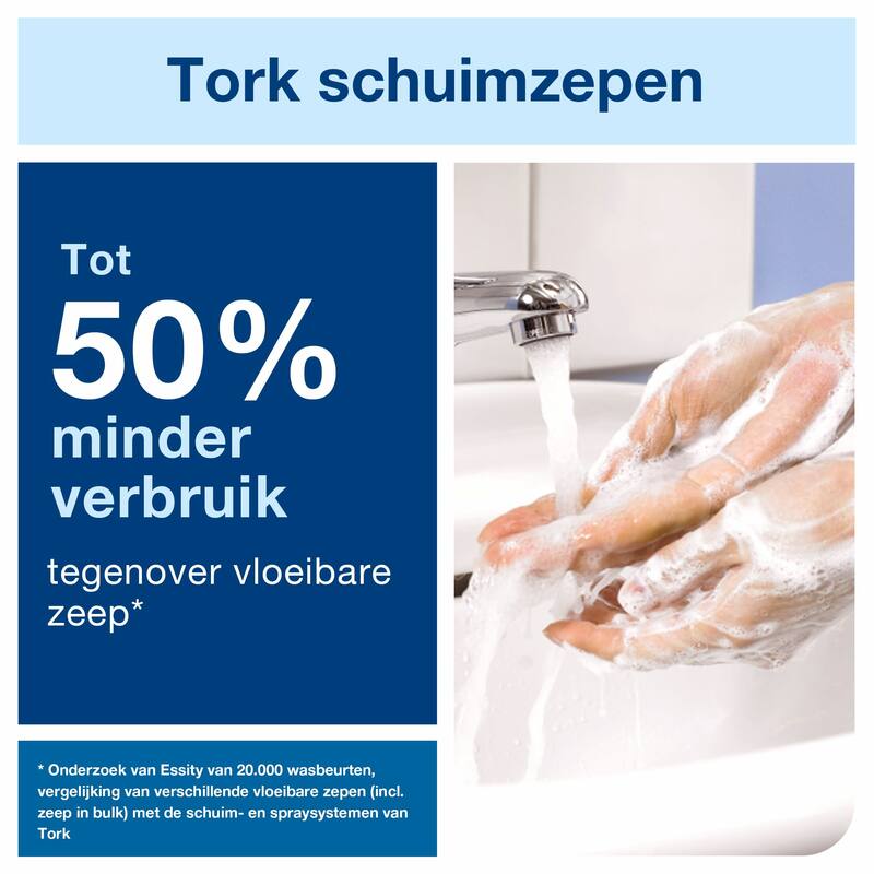 Tork Milde Schuimzeep transparant geparfumeerd S4 (520501) - Afbeelding 6