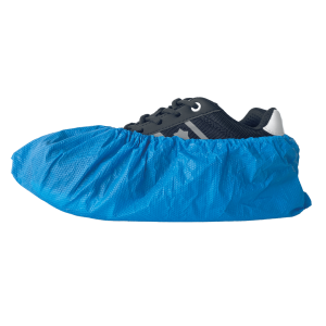 Overschoen PE Blauw 130mu 40x15cm per doos