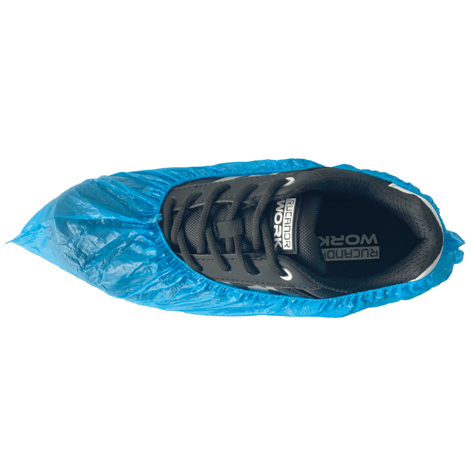 Overschoen PE Blauw 30mu 40x15cm per doos - Afbeelding 2