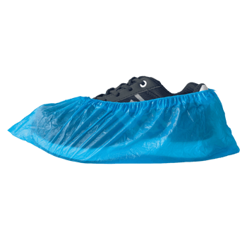 Overschoen PE Blauw 30mu 40x15cm per doos