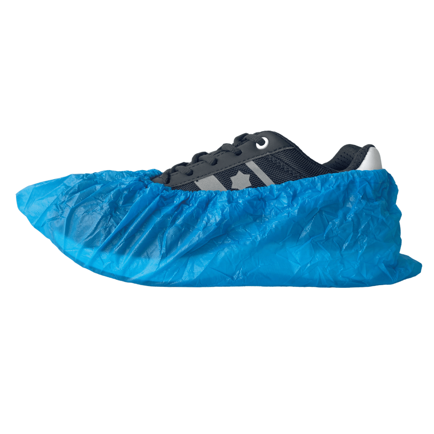 Overschoen PE Blauw 55mu 40x15cm per doos