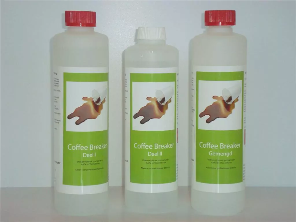 Coffee breaker Set (flacon 1 & 2 + lege vulflacon) - 1L